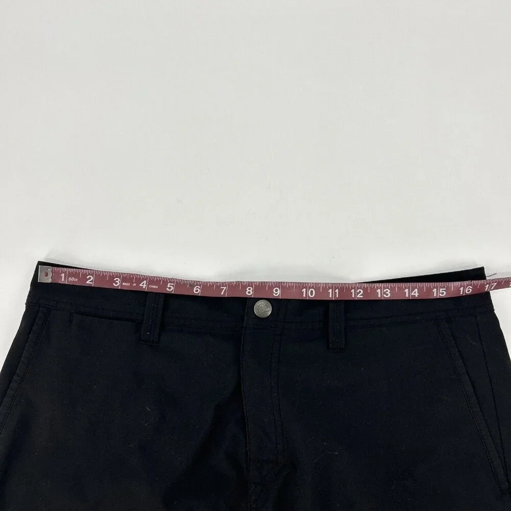 Quiksilver Board Shorts Men's 32 Black‎ Amphibians Dry Dock Flat Front 10